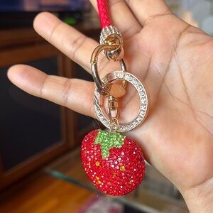 Bling Jewelry Red Strawberry Key Holder